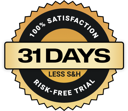 31 day money back guarantee badge